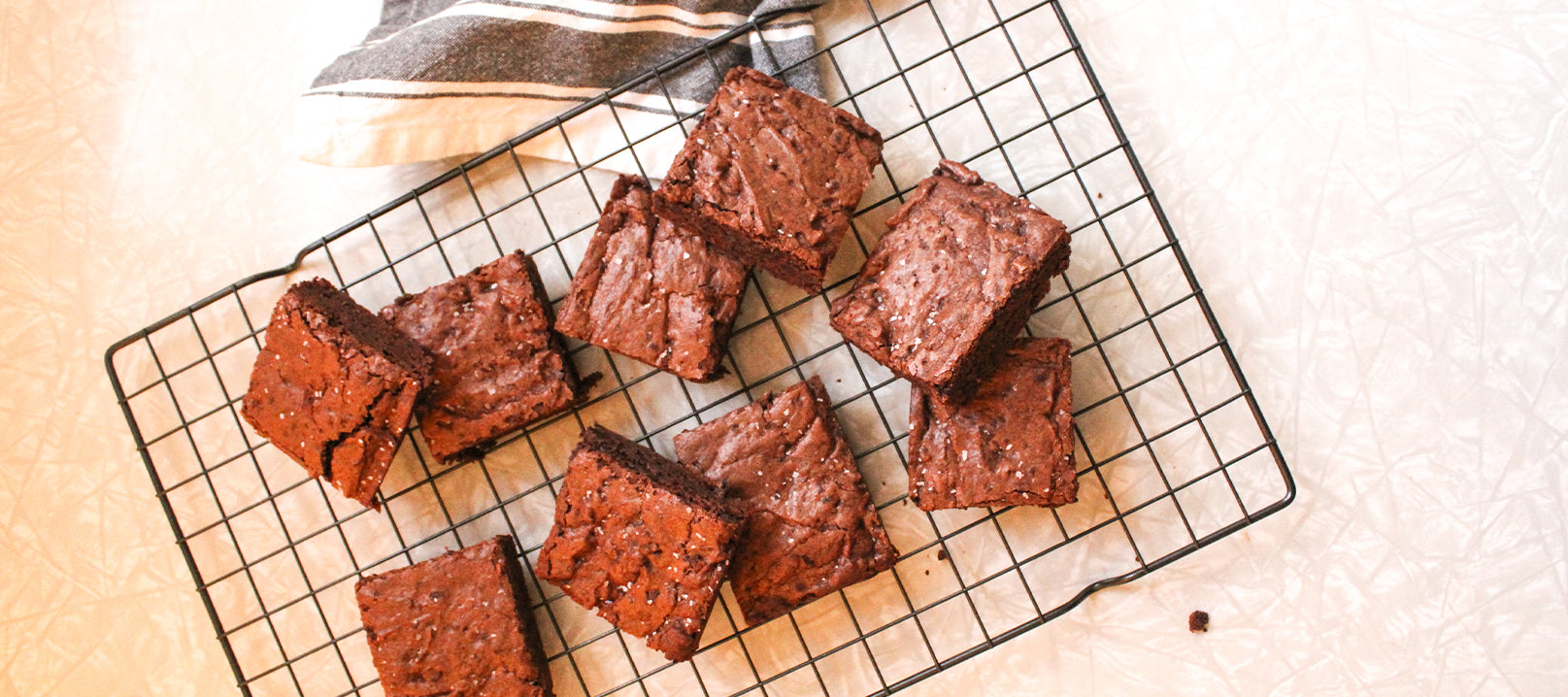 Olive Oil Brownies With Sea Salt