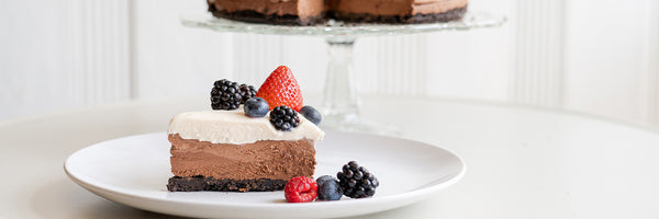 Triple-Chocolate No-Bake Cheesecake