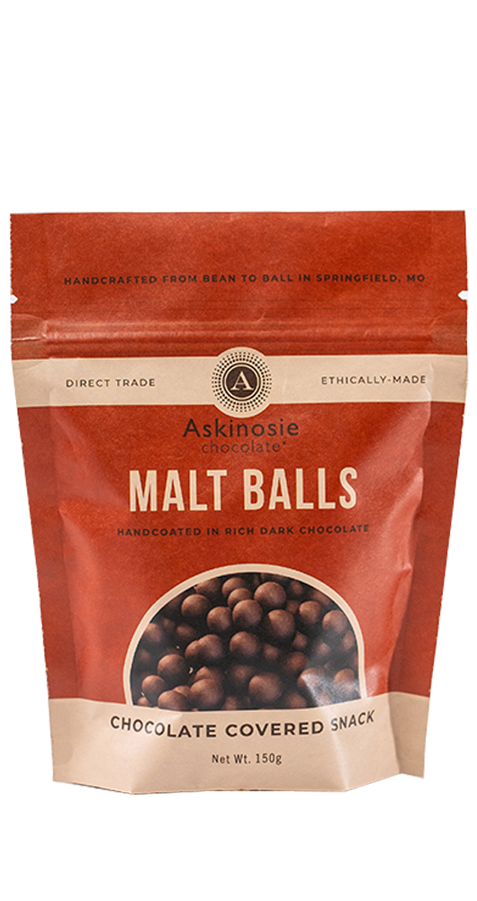 Chocolate Covered Malt Ball Pouch