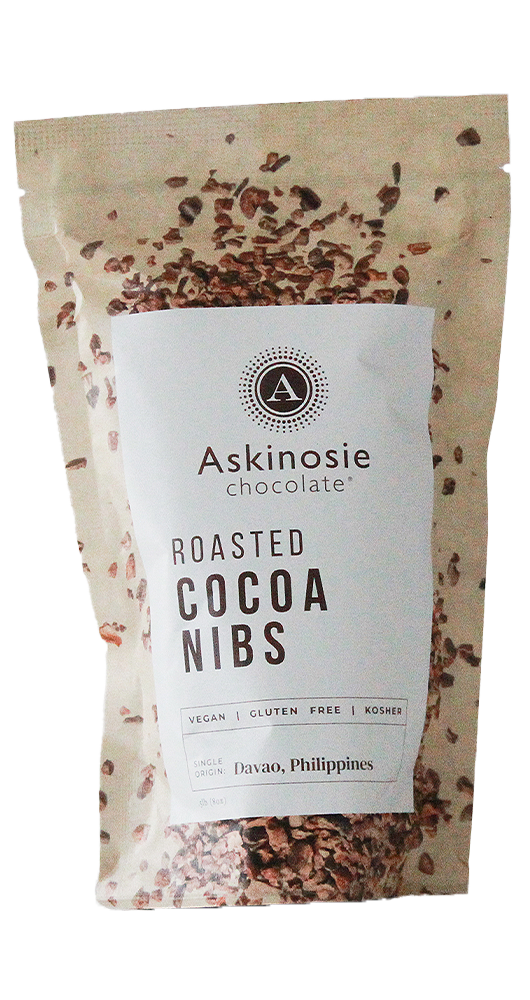 Davao, Philippines Single Origin Roasted Cocoa Nibs- .5lb