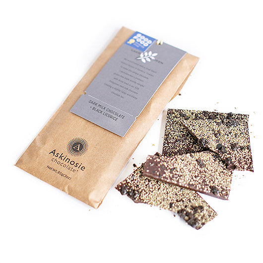 Dark Milk Chocolate + Black Licorice CollaBARation™ Bar