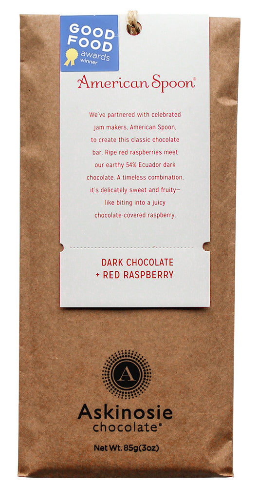 Dark Chocolate + Red Raspberry CollaBARation Bar