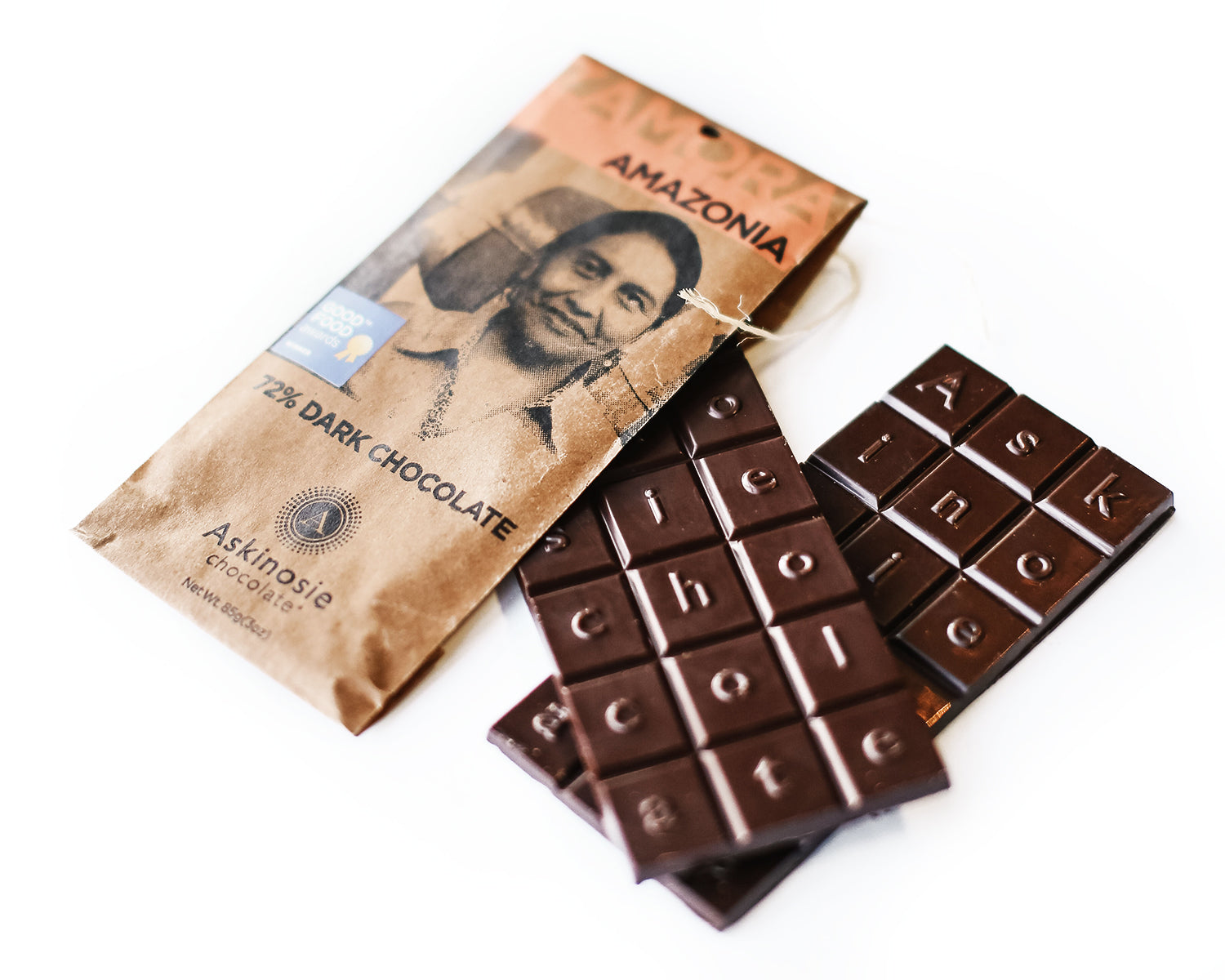 72% Zamora, Amazonia Dark Chocolate Bar