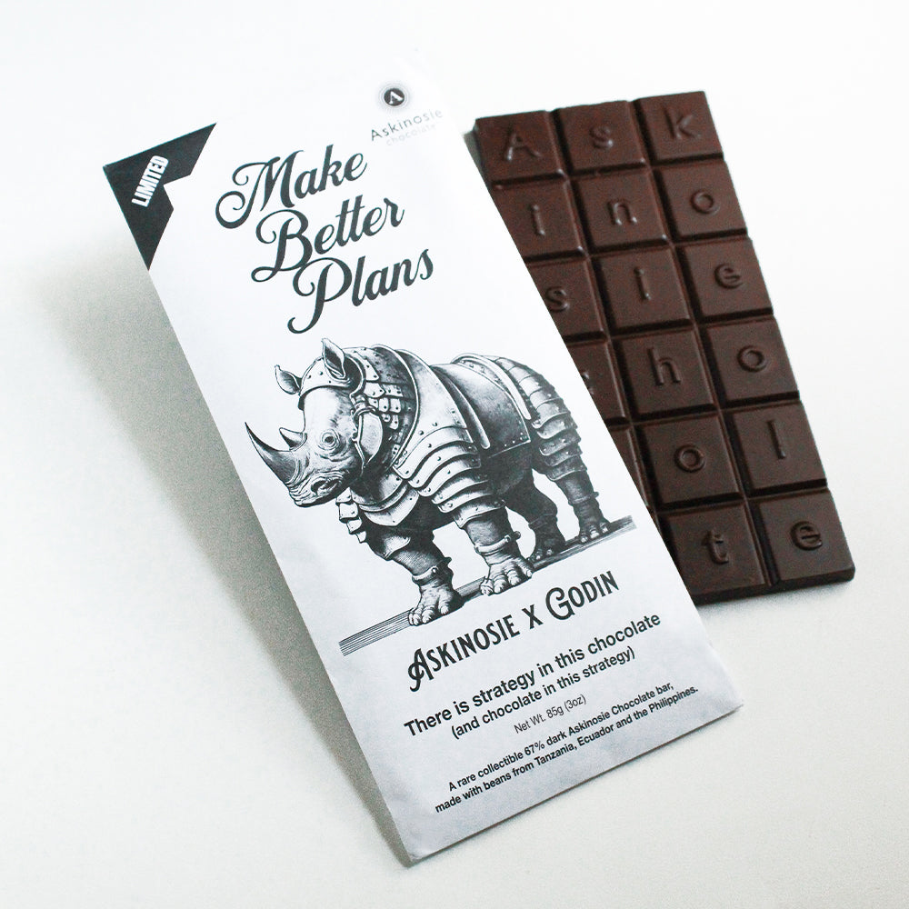 Askinosie x Godin Chocolate Bar Packaging