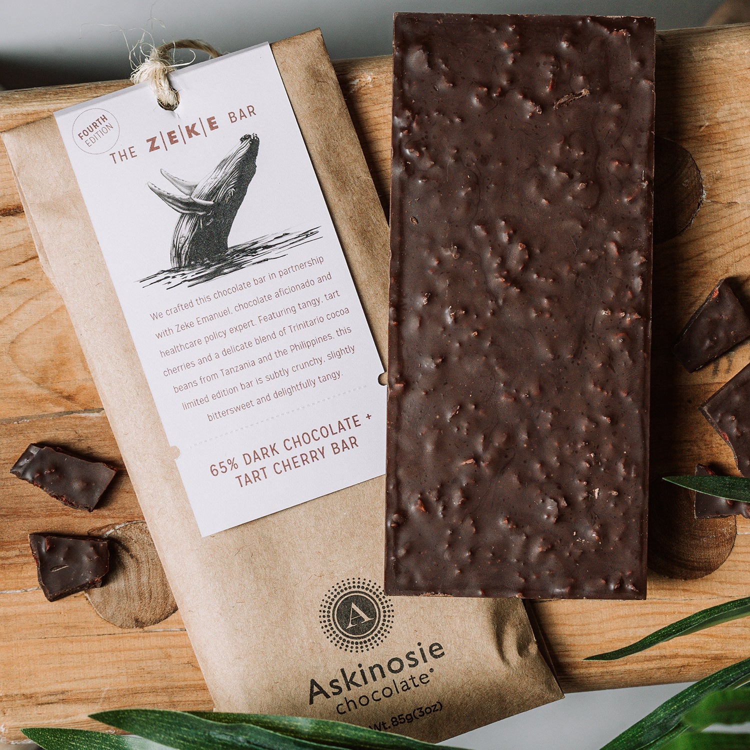 Zeke Bar | 65% Dark Chocolate + Tart Cherry