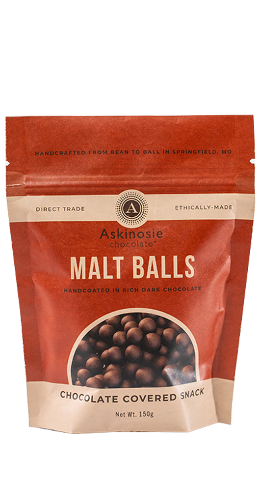 Askinosie Chocolate Covered Malt Ball Pouch