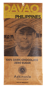 100% Dark Chocolate Zero Sugar Bar