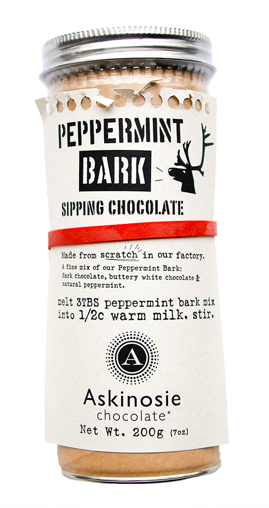 Peppermint Bark Sipping Chocolate