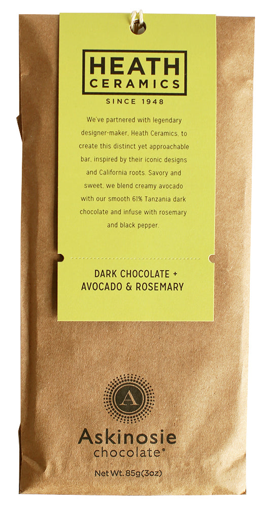 Dark Chocolate + Avocado & Rosemary CollaBARation™ Bar