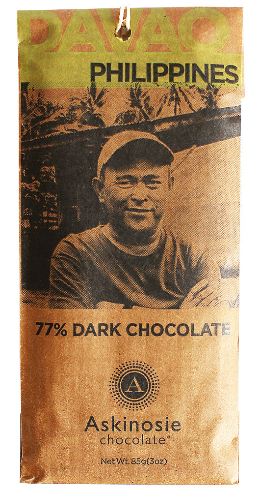 77% Davao, Philippines Dark Chocolate Bar